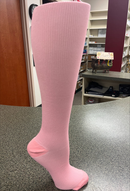 Pink Compression Socks